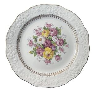 Vintage Edwin M Knowles 9” Luncheon Plate